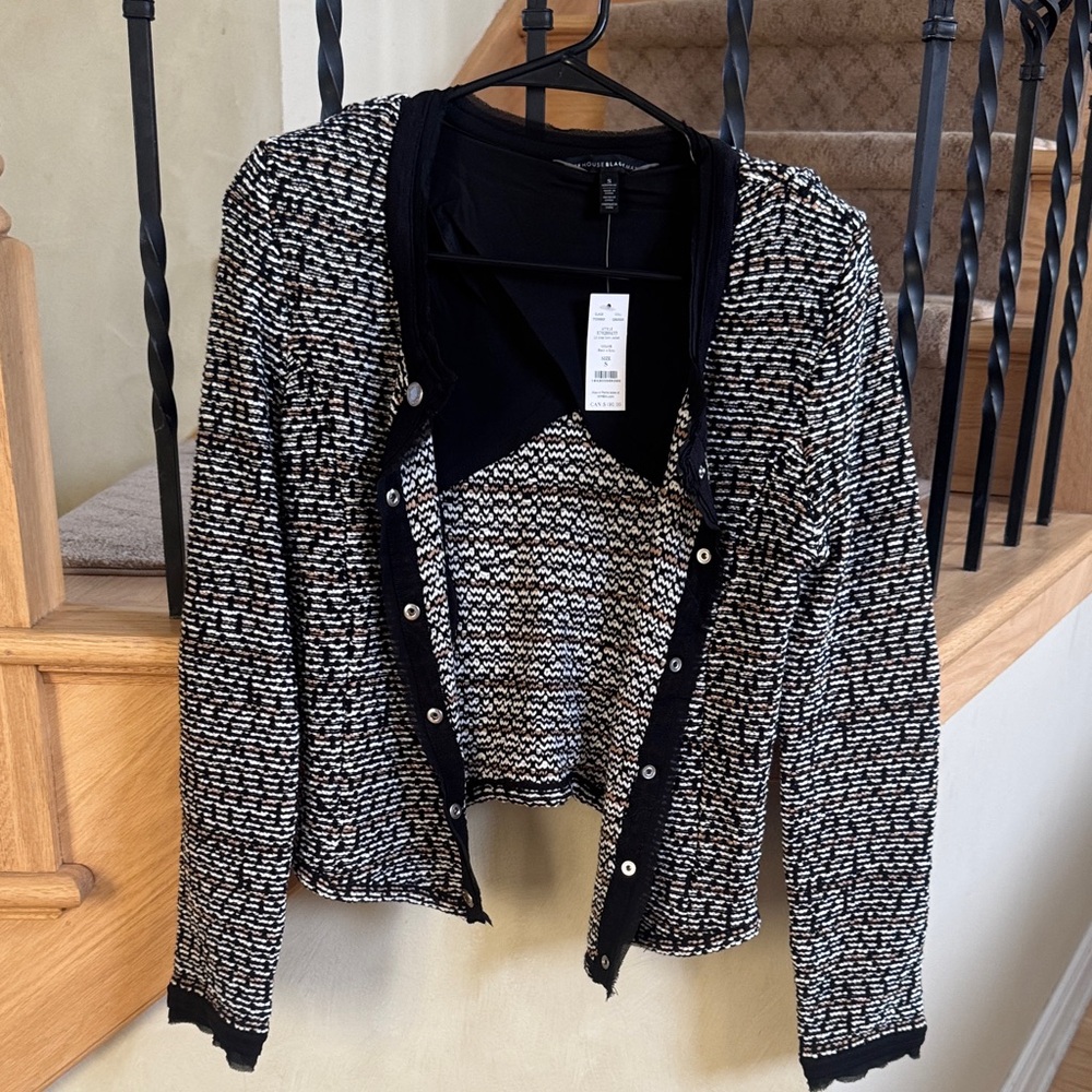 White House Black Market Black Knit Sweater